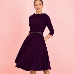 NWT Grace Damson Dress from The Pretty Dress Company UK Size 18